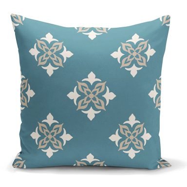 Damask Desen Motifli Dekoratif Yastık Kırlent Kılıfı