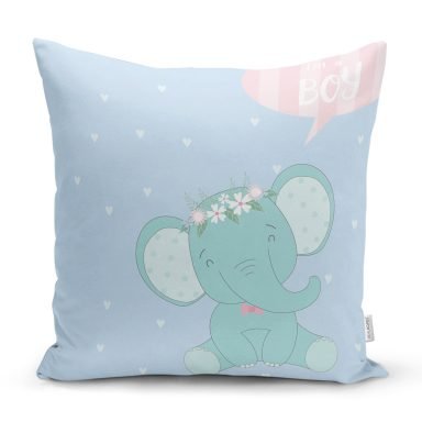 RealHomes Özel Tasarımlı Dijital Baskılı Çocuk Odası Yastık Kırlent Kılıfı