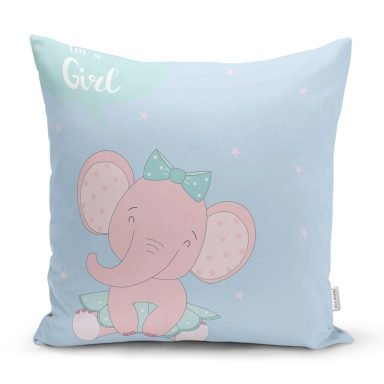 RealHomes Özel Tasarımlı Dijital Baskılı Çocuk Odası Yastık Kırlent Kılıfı