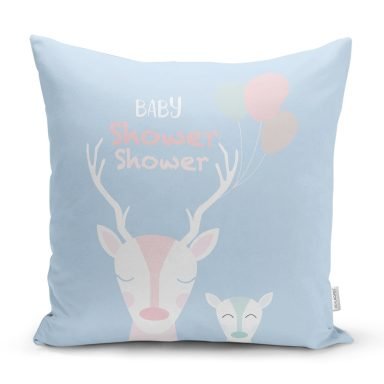 RealHomes Özel Tasarımlı Dijital Baskılı Çocuk Odası Yastık Kırlent Kılıfı