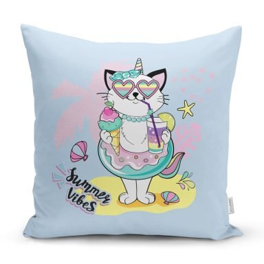 RealHomes Özel Tasarımlı Dijital Baskılı Çocuk Odası Yastık Kırlent Kılıfı