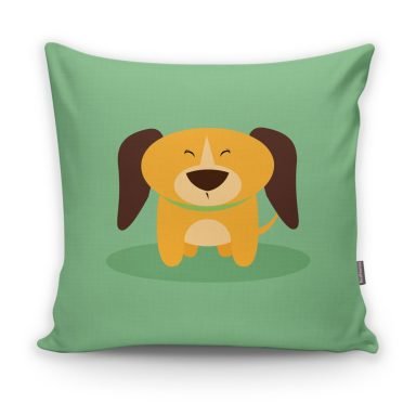 Realhomes Köpek Desenli Dijital Baskılı Modern Kırlent Kılıfı