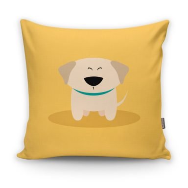 Realhomes Köpek Desenli Dijital Baskılı Modern Kırlent Kılıfı