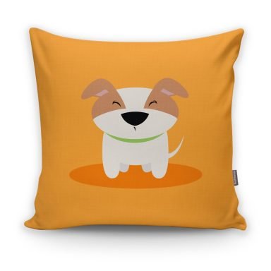 Realhomes Köpek Desenli Dijital Baskılı Modern Kırlent Kılıfı