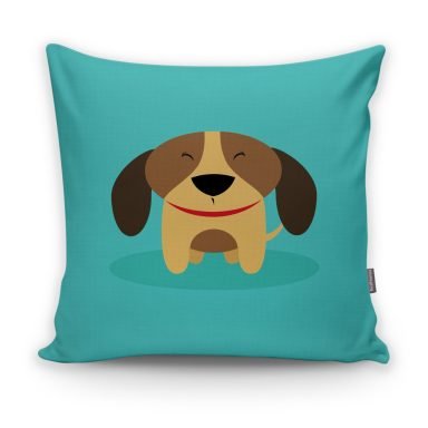 Realhomes Köpek Desenli Dijital Baskılı Modern Kırlent Kılıfı