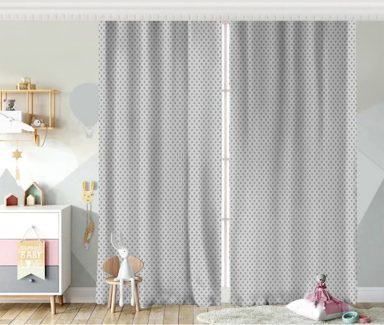 RealHomes Özel Tasarımlı Dijital Baskılı Çocuk Odası Fon Perde