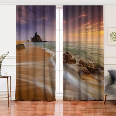 RealHomes Dijital Baskılı Salon Fon Perde