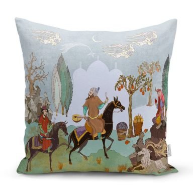 RealHomes Özel Tasarım Atlı Kırlent Kılıfı