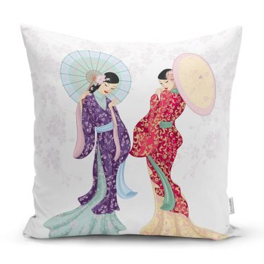 Realhomes Dijital Baskılı Özel Tasarım Dekoratif Modern Kırlent Kılıfı