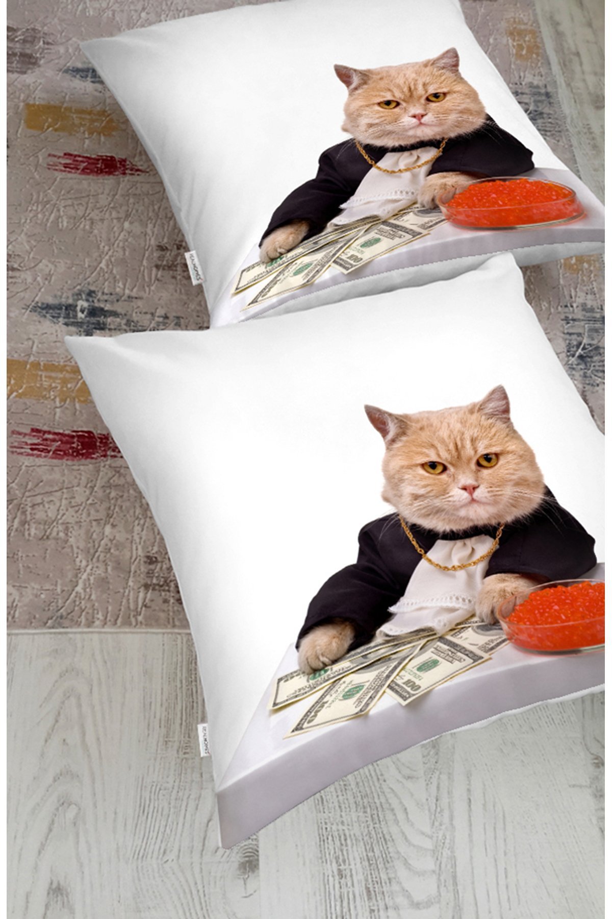 Rh-Hyer-5606-Sevimli-Kedi-Desenli-Dijital-Baskılı-Modern-Hayvan-Yer-Minderi-1