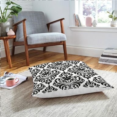 Realhomes Damask motifli Modern Yer Minderi