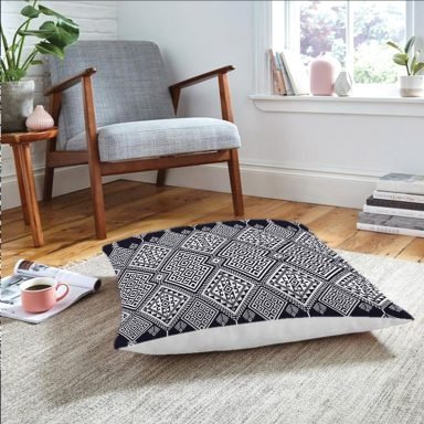 Realhomes Geometrik Motifler Özel tasarım Dijital Baskılı Yer Minderi
