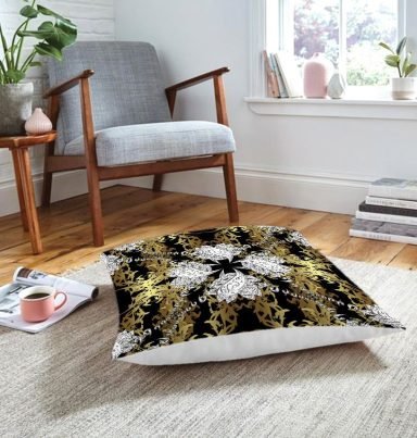 Realhomes Spring Özel Tasarım Dijital Baskılı Modern Yer Minderi