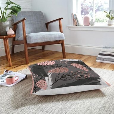 RealHomes Özel Tasarım Dijital Baskılı Modern Yer Minderi