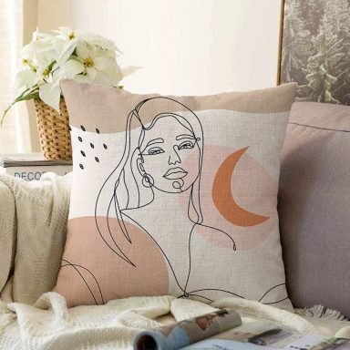 Realhomes Bohemian Özel Tasarım Dekoratif Raşel Yastık Kırlent Kılıfı
