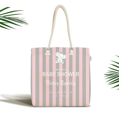 Bebek Çantası - Özel Tasarımlı Dijital Baskılı Kumaş Çanta