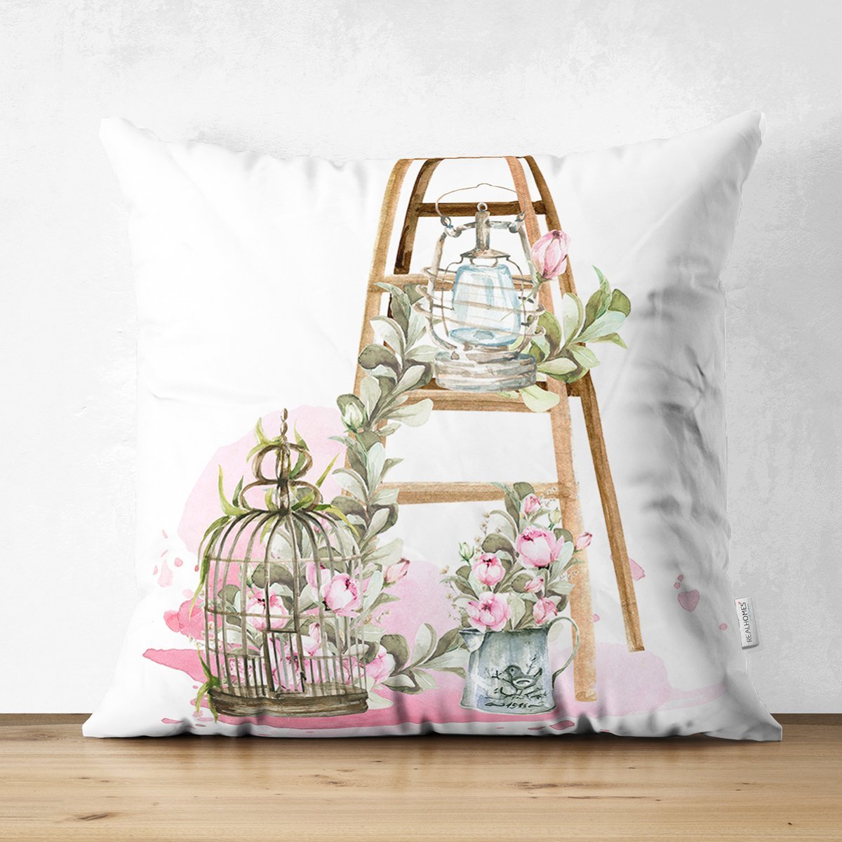 Suet-K10215-Cicek-Demetleri-Ozel-Tasarim-Dijital-Baskili-Modern-Suet-Yastik-Kirlent-Kilifi