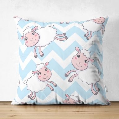 Realhomes Dijital Baskılı Özel Tasarım Çocuk Odası Süet Yastık Kırlent Kılıfı