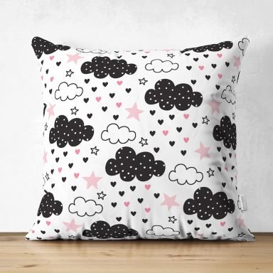 Realhomes Dijital Baskılı Özel Tasarım Çocuk Odası Süet Yastık Kırlent Kılıfı