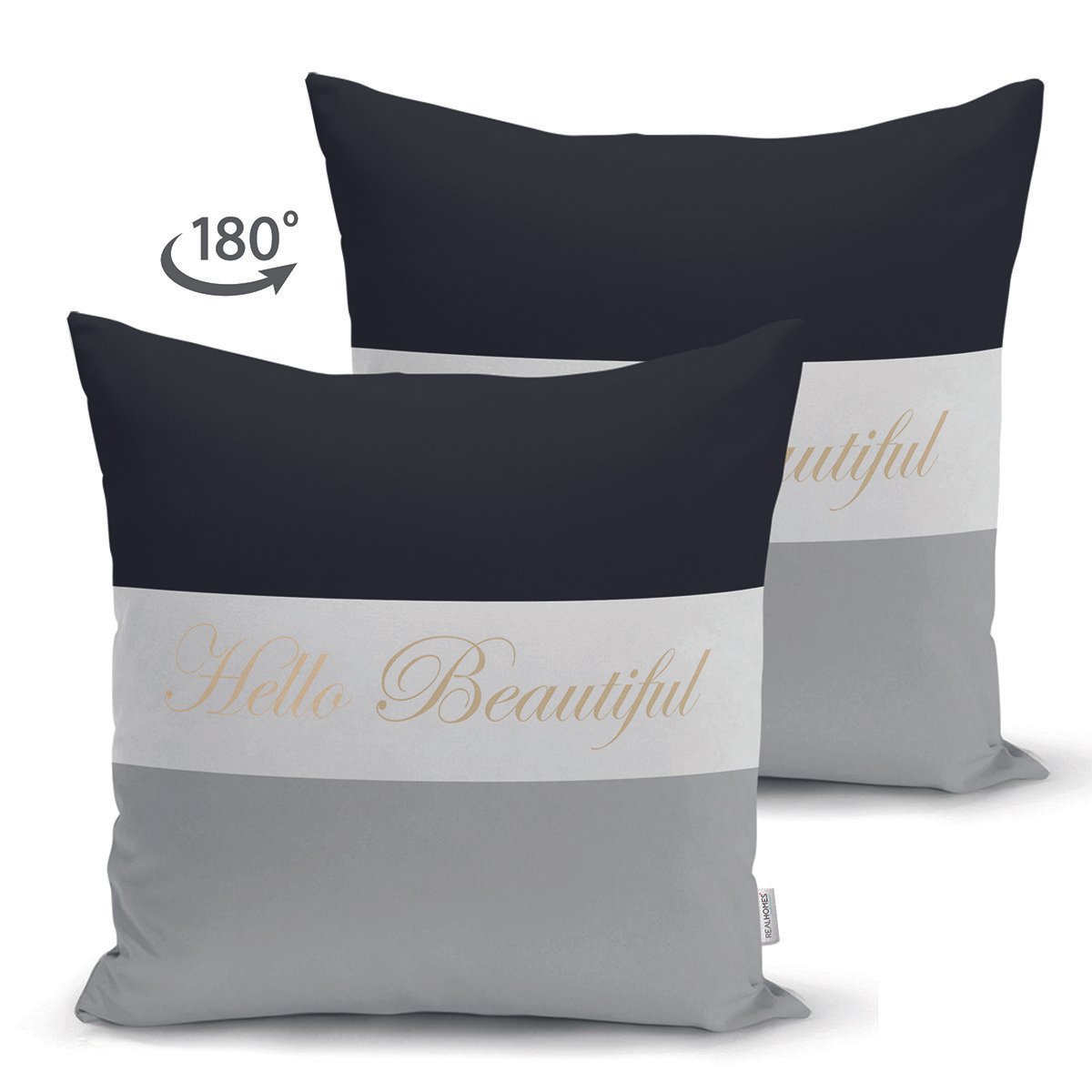 Suet-K9283-Hello-Beautiful-Siyah-Beyaz-Dijital-Baskili-Modern-Suet-Yastik-Kirlent-Kilifi-1