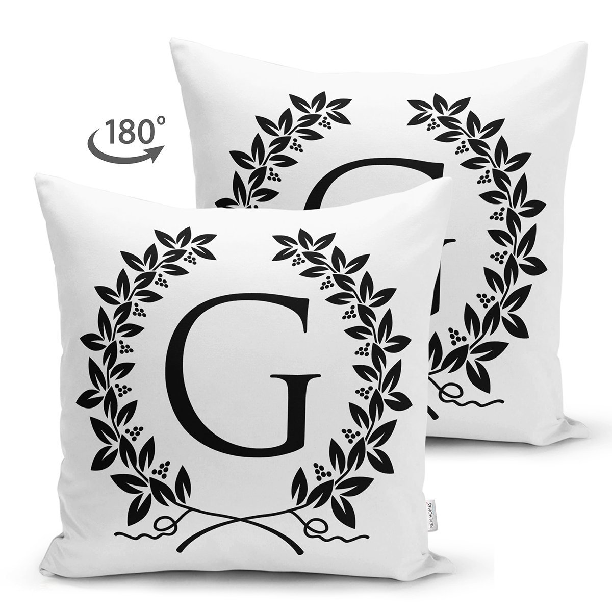 Suet-K9726-Siyah-Beyaz-Celenkli-G-Harfi-Ozel-Tasarim-Modern-Suet-Yastik-Kirlent-Kilifi-1