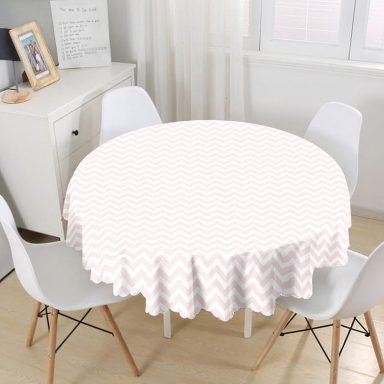 Home Sweet Home Dijital Baskılı Yuvarlak Masa Örtüsü - Çap 140cm