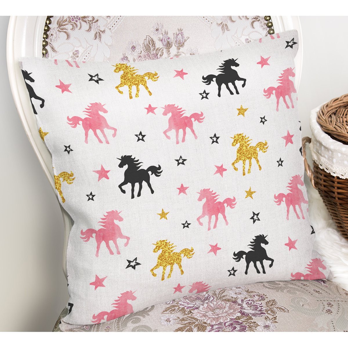 Rh-K1117-Realhomes-Renkli-Unicorn-At-Tasarimli-Dijital-Baskili-Modern-Yastik-Kirlent-Kilifi-1