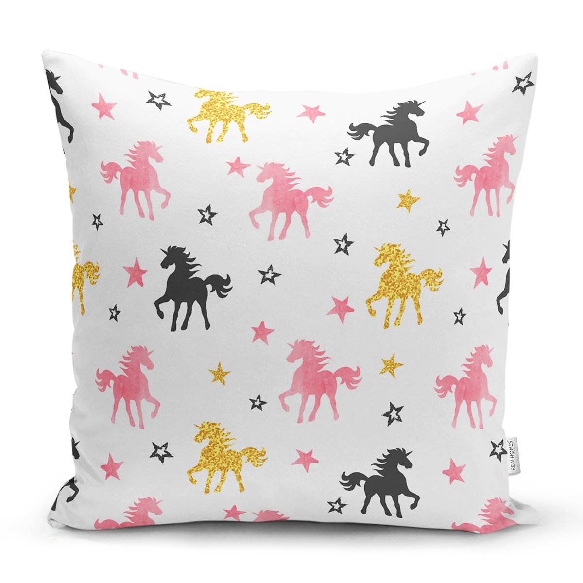 Rh-K1117-Realhomes-Renkli-Unicorn-At-Tasarimli-Dijital-Baskili-Modern-Yastik-Kirlent-Kilifi