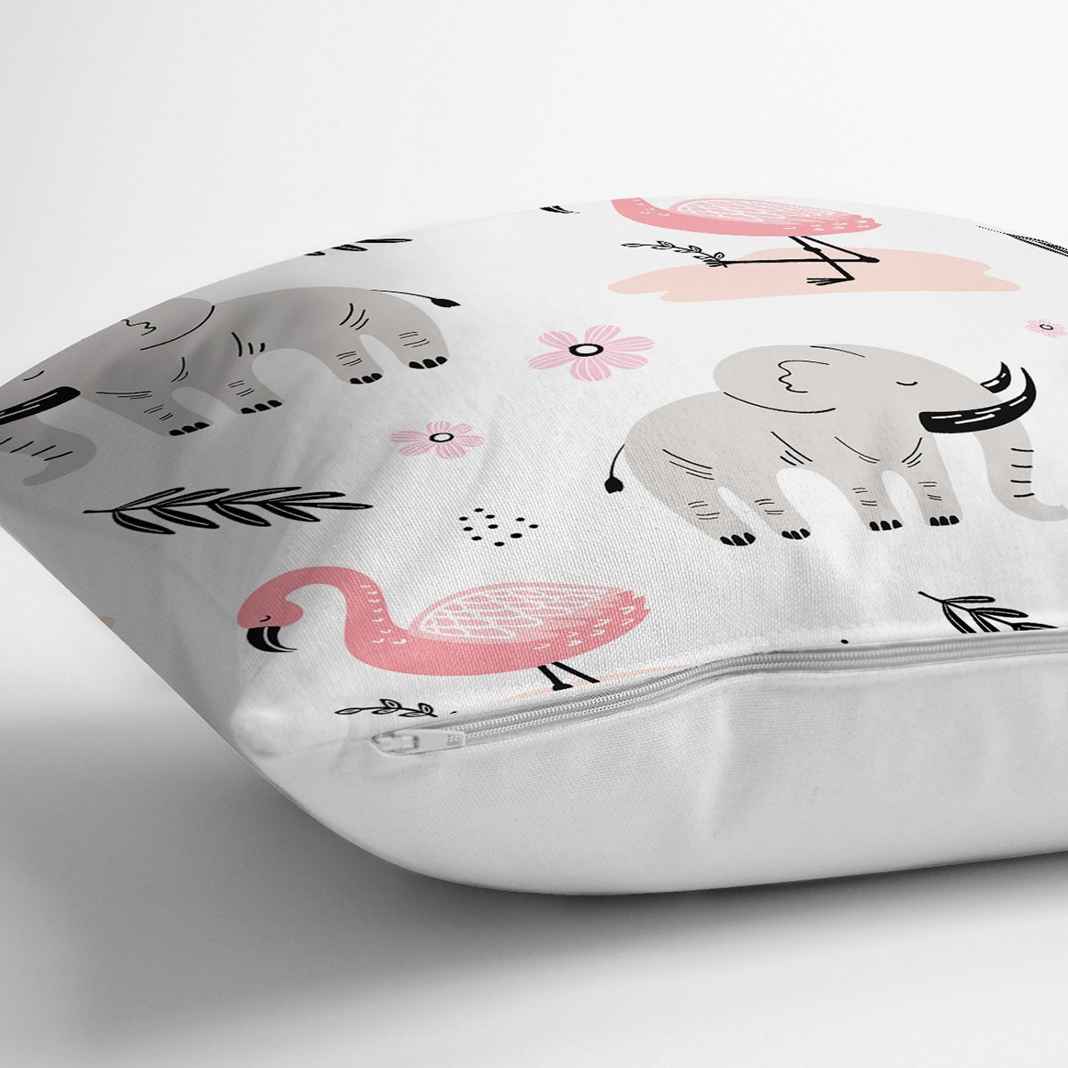 Cute seamless pattern with African animals