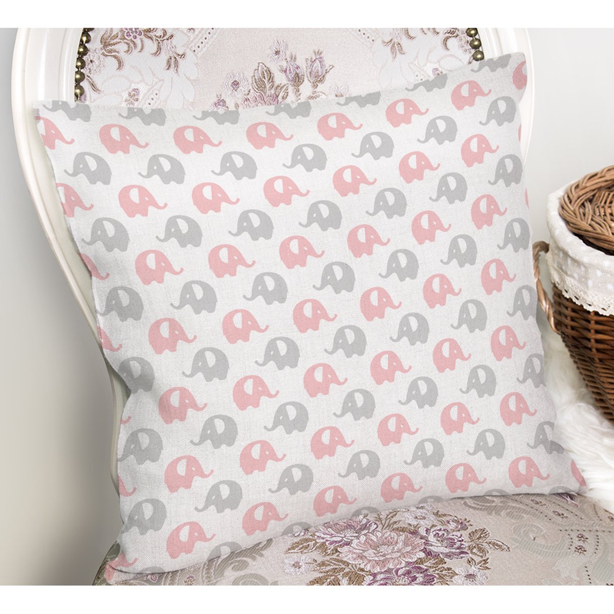 Rh-K1356-Pembe-Gri-Fil-Motifli-Dijital-Baskili-Ozel-Tasarim-Modern-Yastik-Kirlent-Kilifi-1