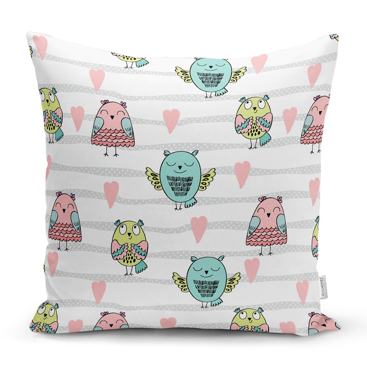 Rh-K1423-Kalp-Ve-Baykus-Desenli-Dijital-Baskili-Ozel-Tasarim-Modern-Yastik-Kirlent-Kilifi