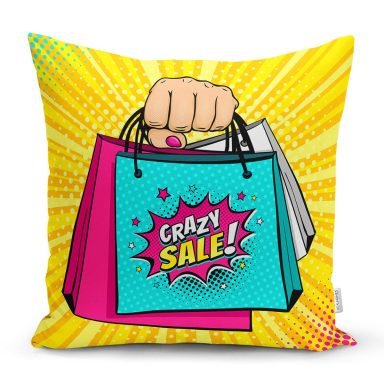Özel Tasarım Crazy Sale Dijital Baskılı Modern Yastık Kırlent Kılıfı