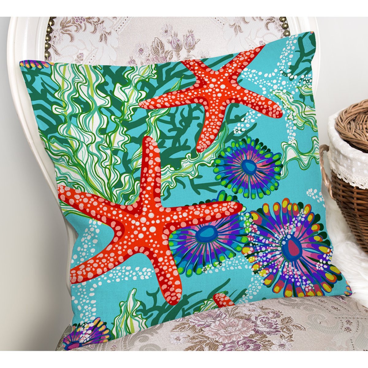 Rh-K3457-Modern-Deniz-Yildizlari-3D-Baskili-Yastik-Kirlent-Kilifi-1