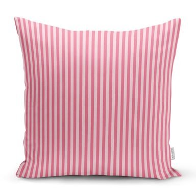 Pembe Tonları Dijital Baskılı Dijital Baskılı Modern Yastık Kırlent Kılıfı