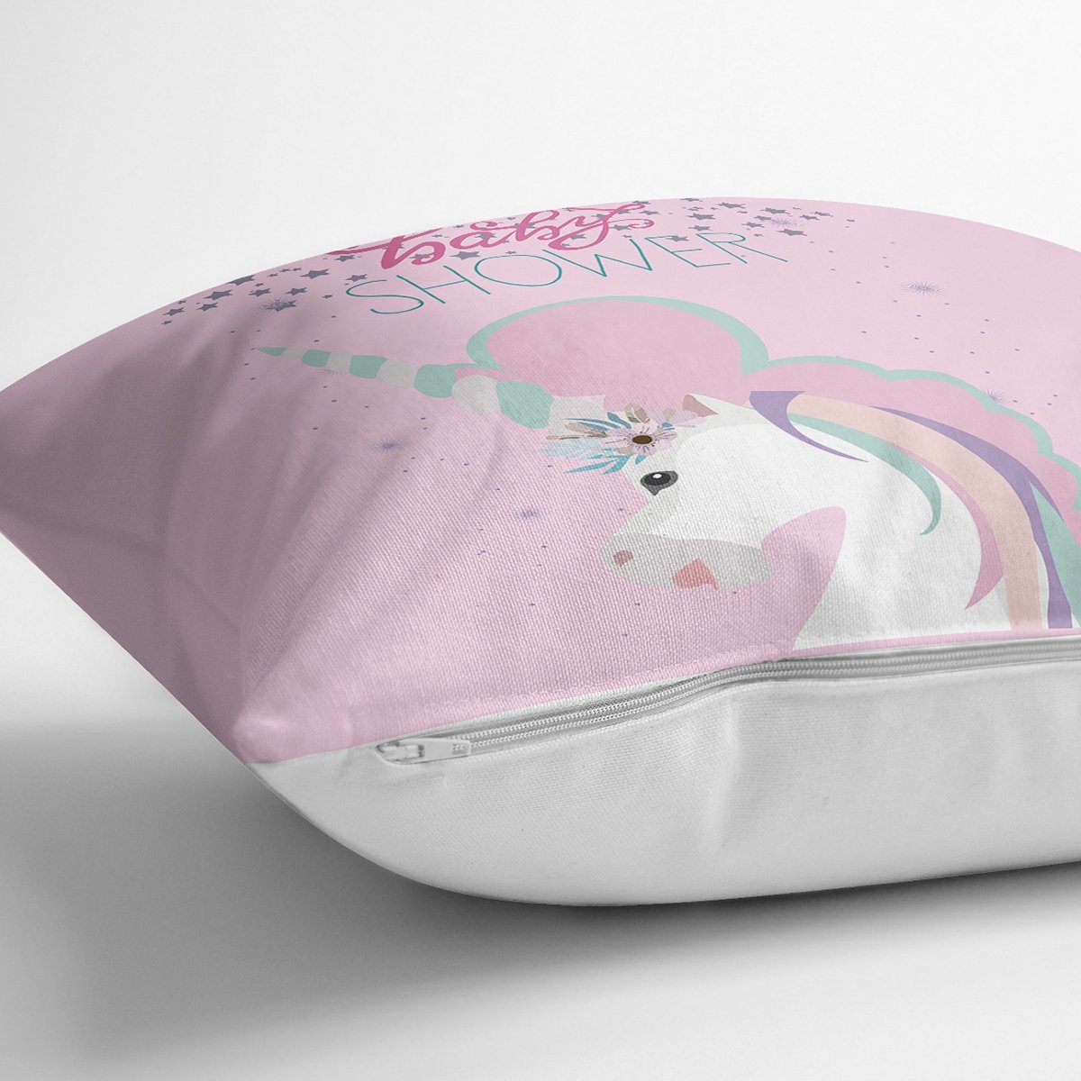 Rh-K4356p-Pembe-Zeminde-Baby-Shower-Unicorn-At-Tasarimli-Modern-Yastik-Kirlent-Kilifi-2