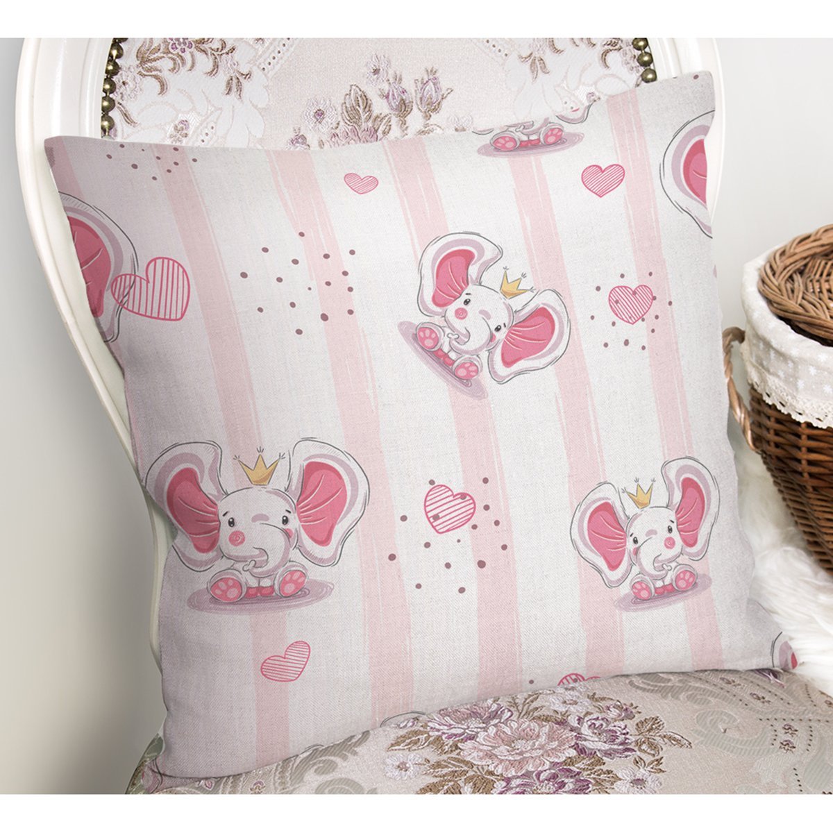 Rh-K4817-Realhomes-Pembe-Sevimli-Fil-Temali-Modern-Yastik-Kirlent-Kilifi-1