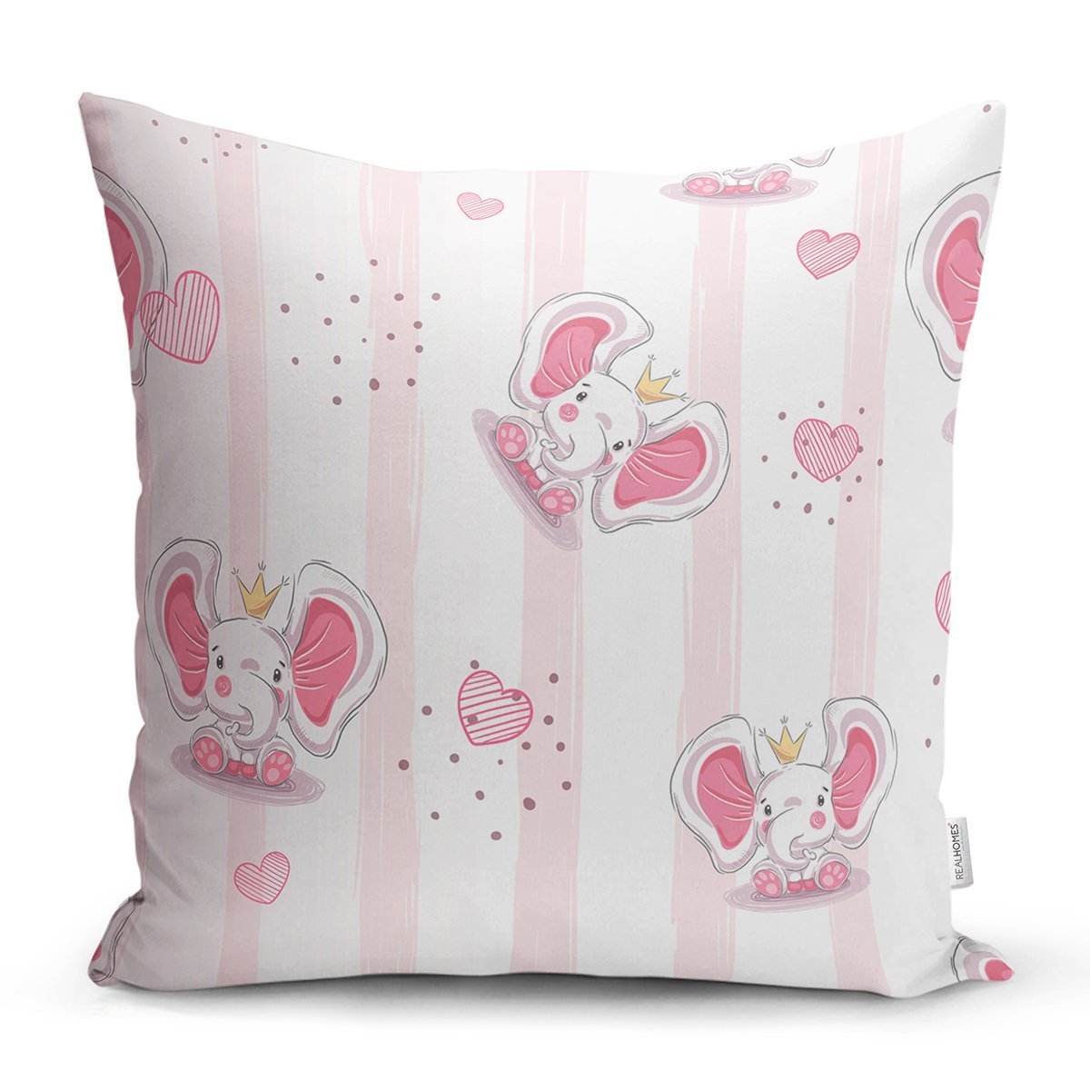 Rh-K4817-Realhomes-Pembe-Sevimli-Fil-Temali-Modern-Yastik-Kirlent-Kilifi