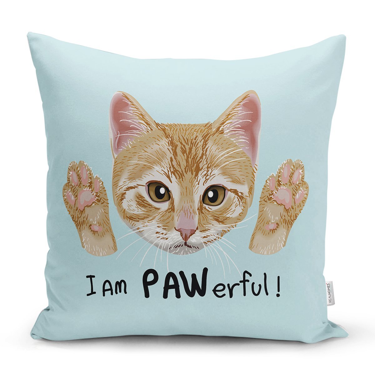 Rh-K5685-I-am-Powerful-Dijital-Baskili-Modern-Yastik-Kirlent-Kilifi