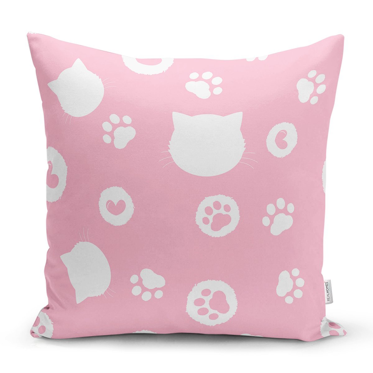 Rh-K5721-Pembe-Zeminli-Kedi-Suretli-Modern-Yastik-Kirlent-Kilifi