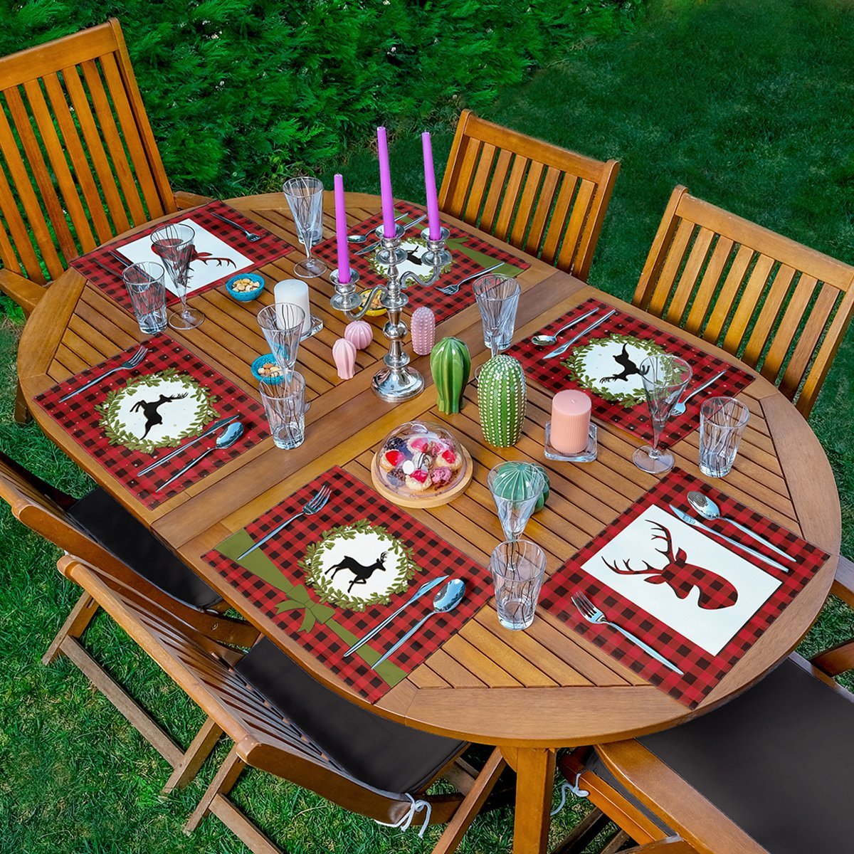 Servis6li-Set505-6li-Kirmizi-Ekose-Mery-Christmas-Ozel-Tasarimli-Amerikan-Servis-Seti