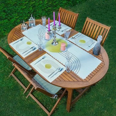 4+1 Realhomes Özel Tasarım Amerikan Servis & Runner Seti