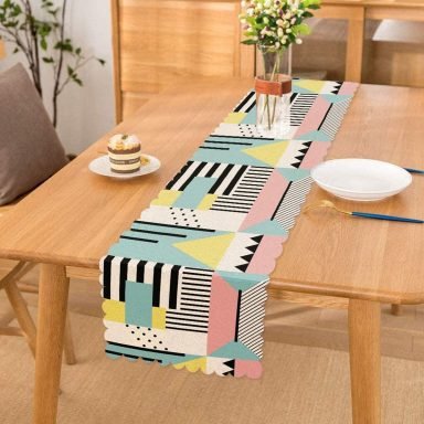 Modern Geometrik Şekiller Runner