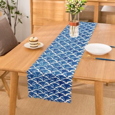 Modern Geometrik Resimli Dijital Baskılı Runner