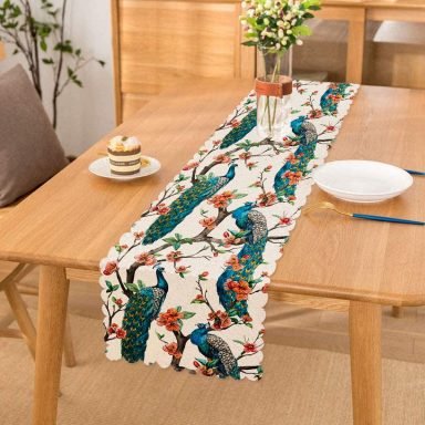 Tavuz Kuşu Baskılı Dijital Baskılı Özel Tasarım Runner