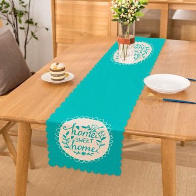 Home Sweet Home Dijital Baskılı Dekoratif Runner