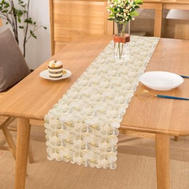 Geometrik Mermer Zeminli Modern Runner