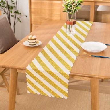 Modern Altın Çizgiler Özel Tasarım Runner