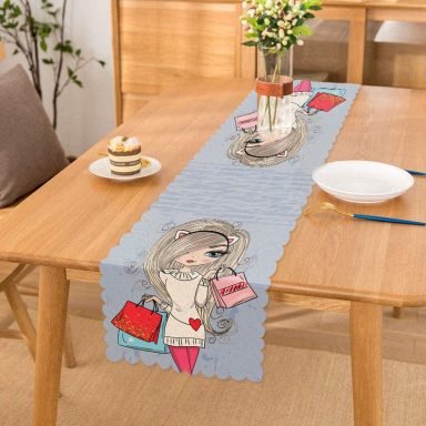 RealHomes Özel Tasarımlı Dijital Baskılı Dekoratif Runner