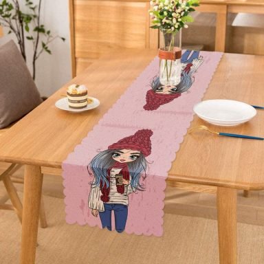 RealHomes Özel Tasarımlı Dijital Baskılı Dekoratif Runner