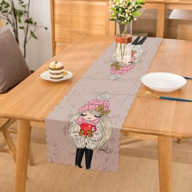 RealHomes Özel Tasarımlı Dijital Baskılı Dekoratif Runner